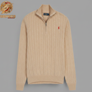 Cable Knit Zipper Sweater (OUT OF STOCK)